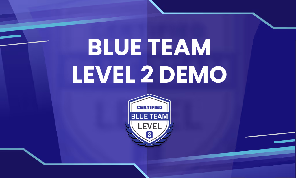Image of the Blue Team Level 2 Demo course