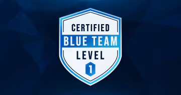 Image of the Blue Team Level 1 (BTL1) course