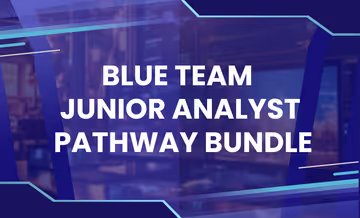 Image of the Blue Team Junior Analyst Pathway Bundle course
