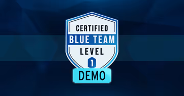Image of the Blue Team Level 1 Demo course